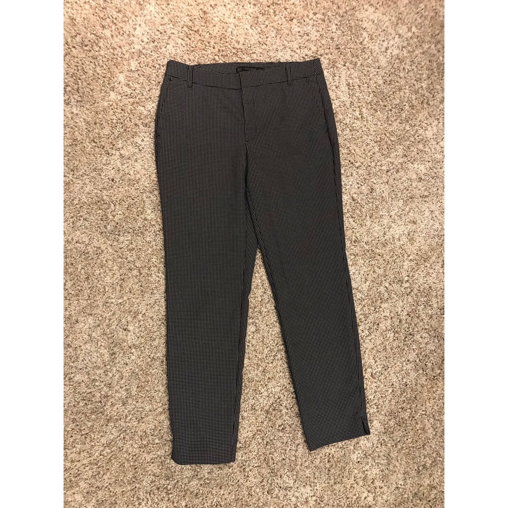 ZARA Black Dotted Dress Pants | Size 8